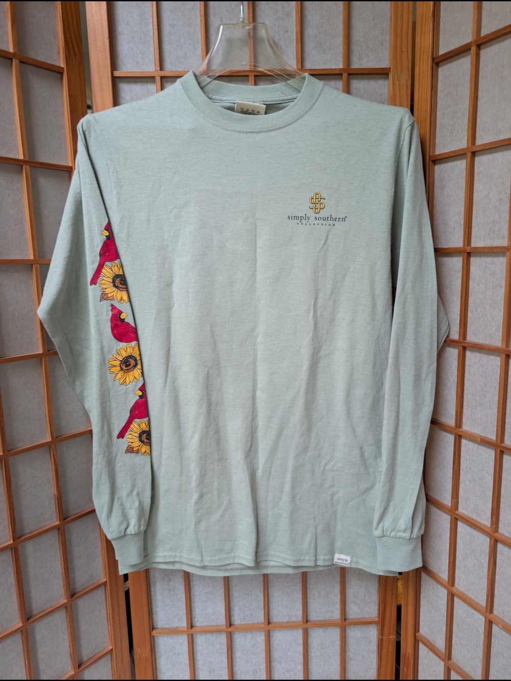 NWT Simply Southern VIRGINIA Blessed - Thanksgiving Autumn Long Sleeve Top Small - Picture 2 of 8